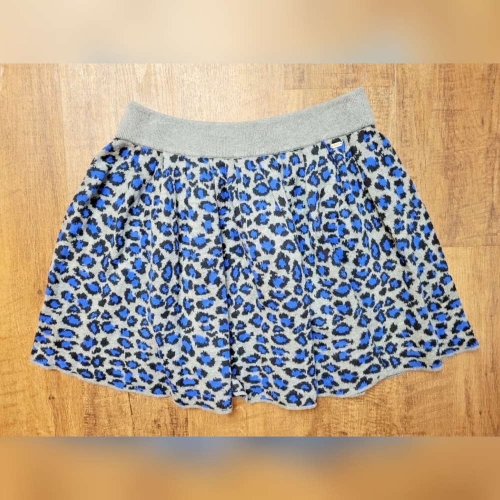 Aeropostale knit animal print mini skirt